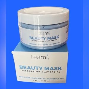 Teami Beauty Mask Restorative Clay Facial with Kaolin Clay 6.3oz NIB